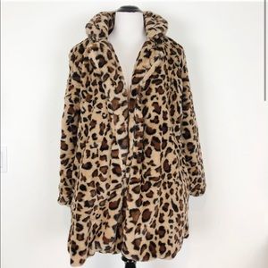 Love Tree Leopard Fur Coat